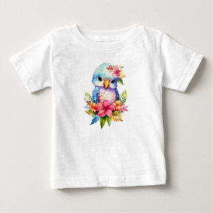 T-shirt Pour Bébé T-shirt bébé perroquet coloré