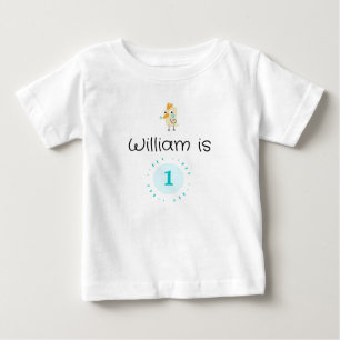 T-shirt Pour Bébé T-shirt bébé personnalisé 1er anniversaire mignon
