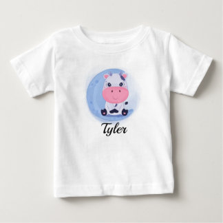 T-shirt Pour Bébé T-shirt bébé personnalisé à la vache mignonne