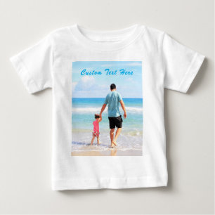 T-shirt Pour Bébé T-Shirt bébé personnalisé avec photo et texte pers