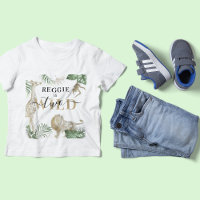 T-shirt bébé personnalisé 'Deux Sauvages' Jungle/S