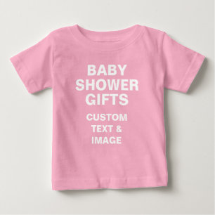 T-shirt Pour Bébé T-shirt bébé personnalisé (rose) Cadeau de baby sh