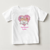 T-shirt bébé 'Petit mais aimé de maman'