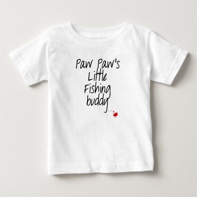 T-shirt Pour Bébé T-shirt bébé petit pote de pêche de Paw Paw (Devant)