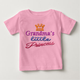 T-shirt Pour Bébé T-shirt bébé petite princesse de grand-mère