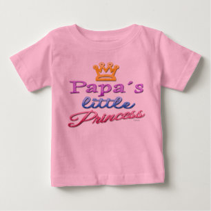 T-shirt Pour Bébé T-shirt bébé petite princesse de papa