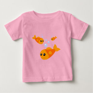 T-shirt Pour Bébé T-shirt bébé poisson mignon