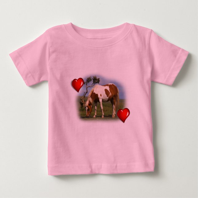T-shirt Pour Bébé T-shirt bébé Pony And Lone Gorse (Devant)
