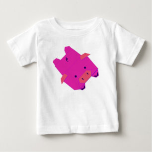 T-shirt Pour Bébé T-shirt bébé porcin Origami