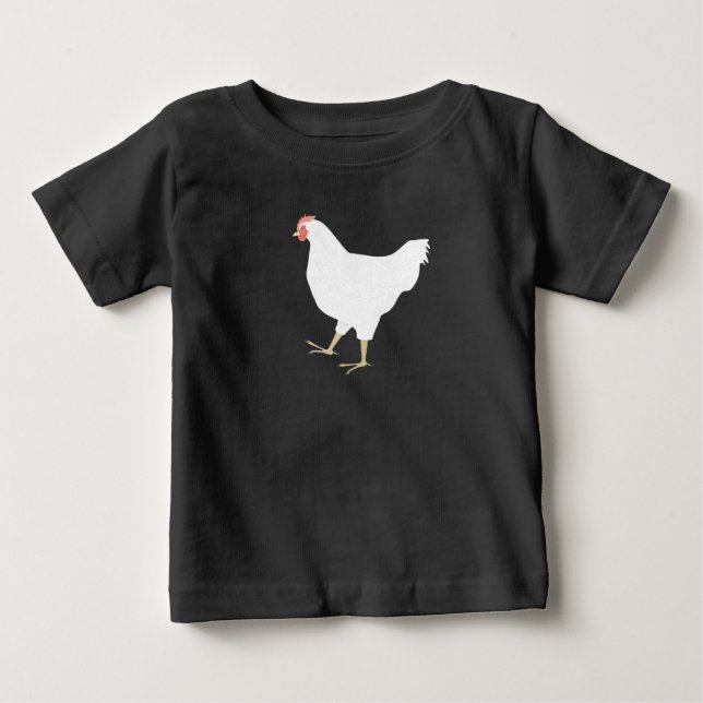 T-shirt Pour Bébé T-shirt bébé poulet (Devant)