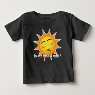 T-shirt Pour Bébé T-shirt bébé : Prends une sieste (noir)
