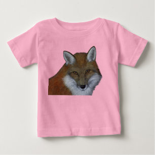 T-shirt Pour Bébé T-shirt bébé Renard Rouge