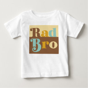 T-shirt Pour Bébé T-Shirt bébé Rétro Grand Frère Rad Bro
