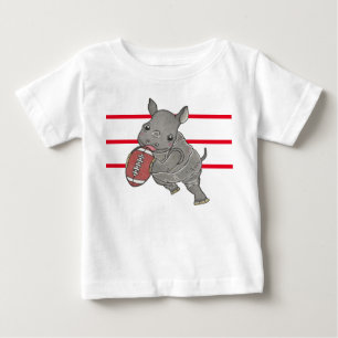 T-shirt Pour Bébé T-shirt bébé rhino de football