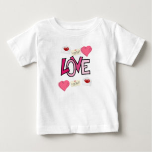 T-shirt Pour Bébé T-shirt bébé Saint Valentin