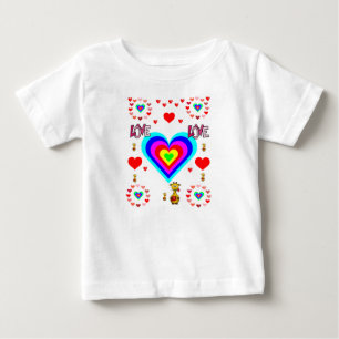 T-shirt Pour Bébé T-shirt bébé Saint Valentin