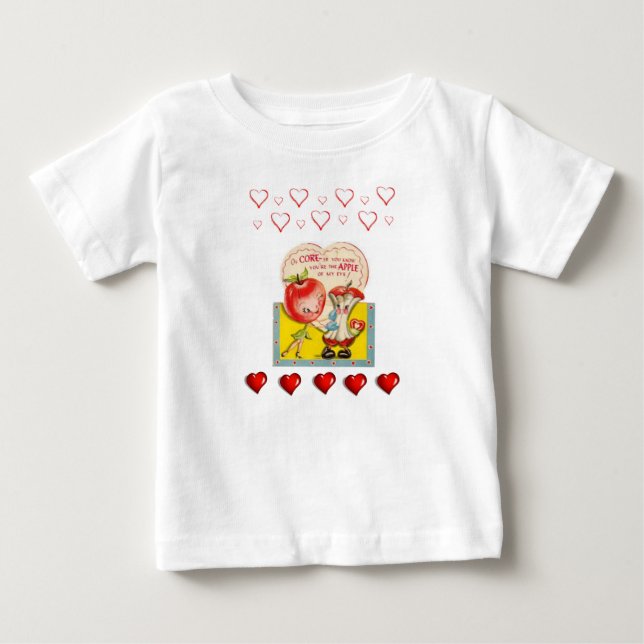 T-shirt Pour Bébé T-shirt bébé Saint Valentin (Devant)