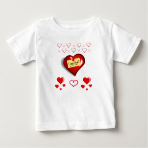 T-shirt Pour Bébé T-shirt bébé Saint Valentin