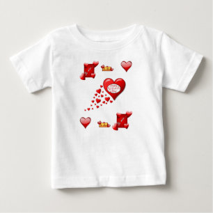T-shirt Pour Bébé T-shirt bébé Saint Valentin
