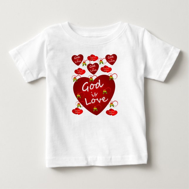 T-shirt Pour Bébé T-shirt bébé Saint-Valentin (Devant)
