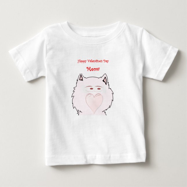T-shirt Pour Bébé T-shirt bébé Saint Valentin (Devant)