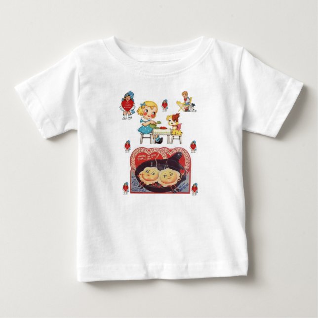 T-shirt Pour Bébé T-shirt bébé Saint Valentin (Devant)