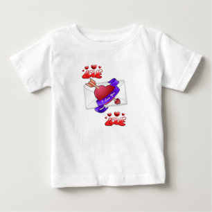 T-shirt Pour Bébé T-shirt bébé Saint Valentin