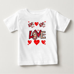 T-shirt Pour Bébé T-shirt bébé Saint Valentin
