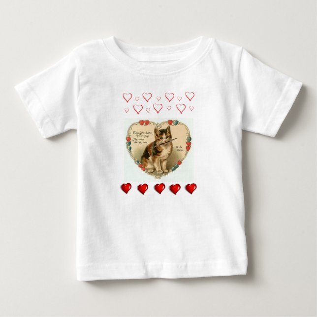 T-shirt Pour Bébé T-shirt bébé Saint Valentin (Devant)