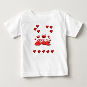 T-shirt Pour Bébé T-shirt bébé Saint Valentin