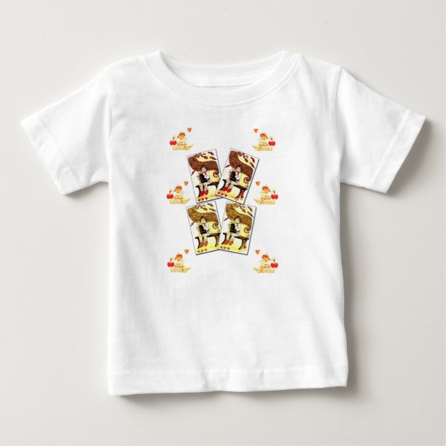 T-shirt Pour Bébé T-shirt bébé Saint Valentin (Devant)