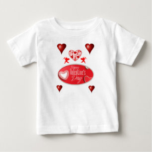 T-shirt Pour Bébé T-shirt bébé Saint Valentin