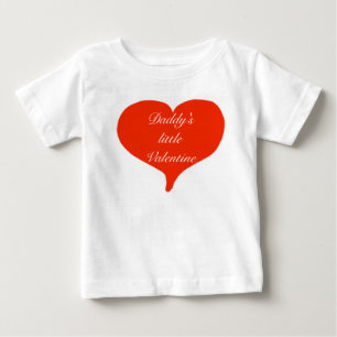 T-shirt Pour Bébé T-shirt bébé Saint Valentin de papa