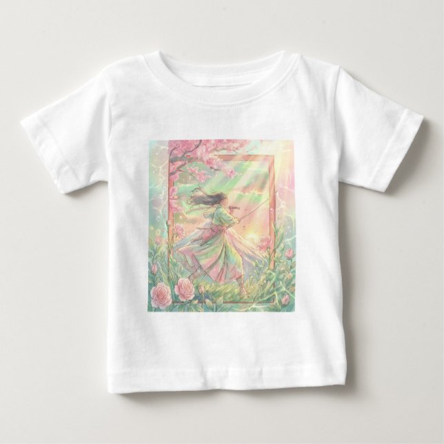 T-shirt Pour Bébé T shirt bébé Sakura (Devant)