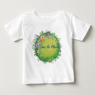 T-shirt Pour Bébé T-shirt bébé Sauvegardons la planète