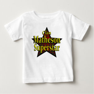 T-shirt Pour Bébé T-shirt bébé superstar Clan Matheson
