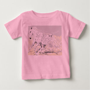T-shirt Pour Bébé T-shirt bébé White Stallion