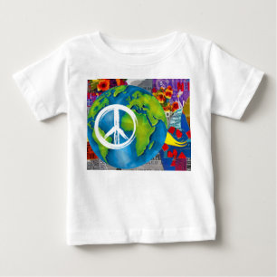 T-shirt Pour Bébé T-shirt bébé World Peace