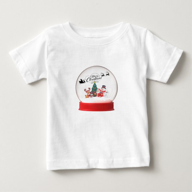 T-shirt Pour Bébé T-shirt bébé Xmas (Devant)