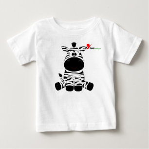 T-shirt Pour Bébé T-shirt bébé zèbre rayé