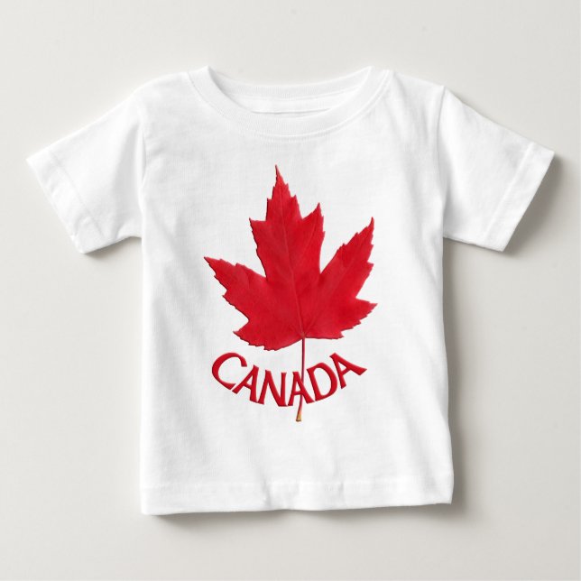 T-shirt Pour Bébé T-shirt Canada bébé Chemises de bébé Souvenir Cana (Devant)