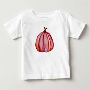 T-shirt Pour Bébé T-shirt Citrouille rouge bébé