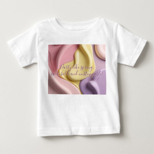 T-shirt Pour Bébé T-shirt classique bébé en graphique stylé (Devant)