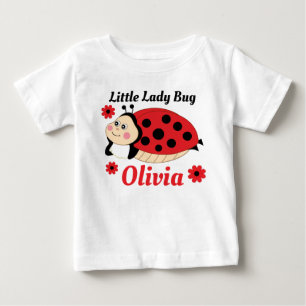 T-shirt Pour Bébé T-shirt Customisé bébé Ladybug