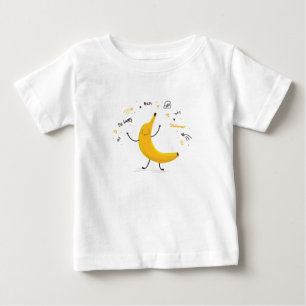 T-shirt Pour Bébé T-shirt de banane de bébé d'été