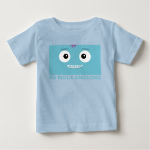 T-shirt Pour Bébé T-shirt de bébé bleu de bande d'amusement de BBS