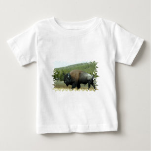 T-shirt Pour Bébé T-shirt de bébé de bison