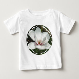 T-shirt Pour Bébé T-shirt de bébé de fleur de magnolia