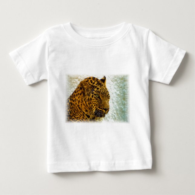 T-shirt Pour Bébé T-shirt de bébé de guépard (Devant)