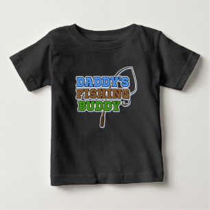 T-shirt Pour Bébé T-shirt de bébé de papa's Fishing Buddy Baby